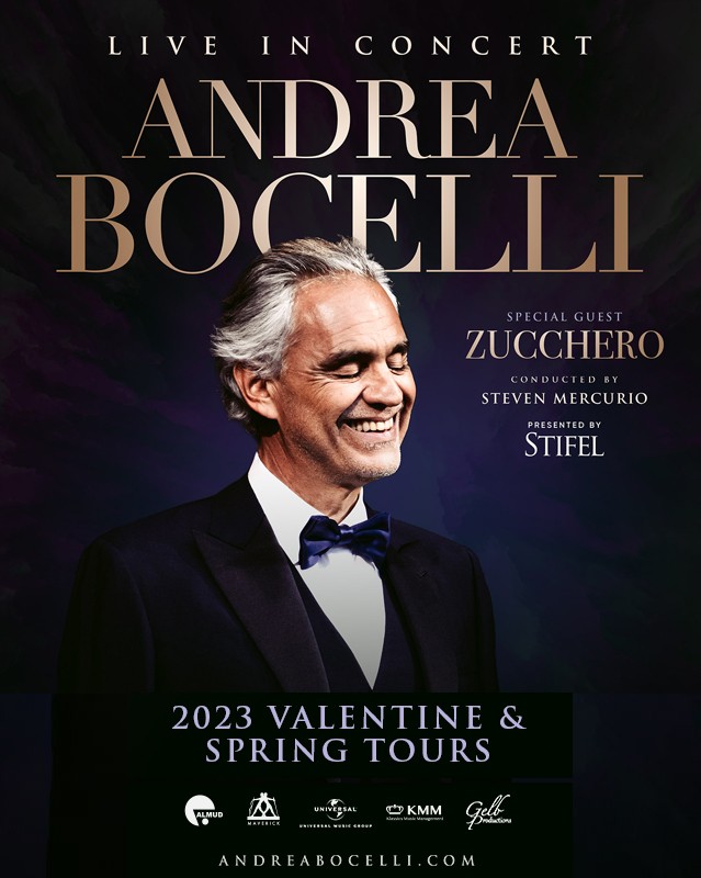 Guest for Andrea Bocelli Valentine & Spring Tour