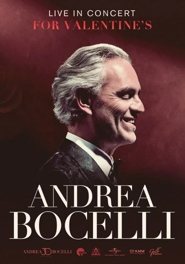 Guest for Andrea Bocelli: For Valentine’s Tour